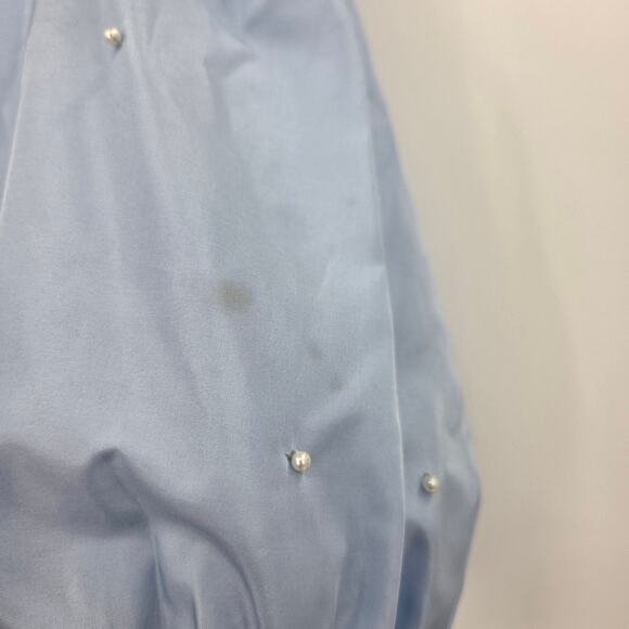 VINTAGE BY FE'S SHERMAN OAKS MEDIUM BRIDGETON PUFF PEARL SLEEVE MAXI DRESS - Picture 7 of 7